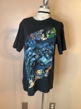 DC Comics Originals Batman Blackest Night Justice League T Shirt Medium Unisex.
